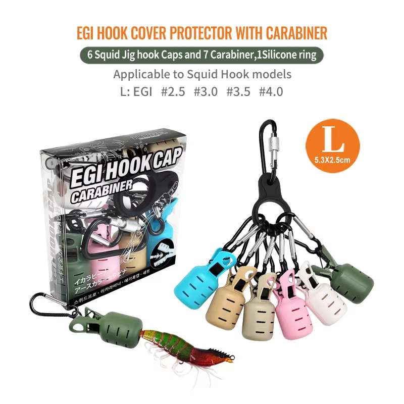 6pcs Colorful Squid Jig Hook C - Fishing Lure Kit ulasan dan harga