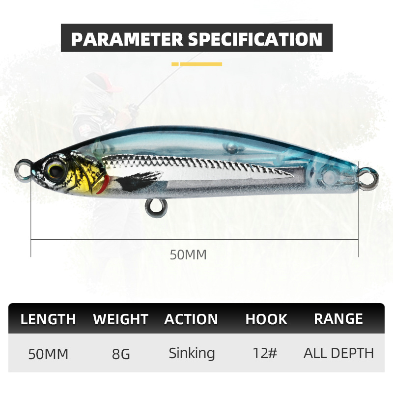 BLUX EXILE 50 Sinking Gravity  - Fishing Lure Topwater ulasan dan harga