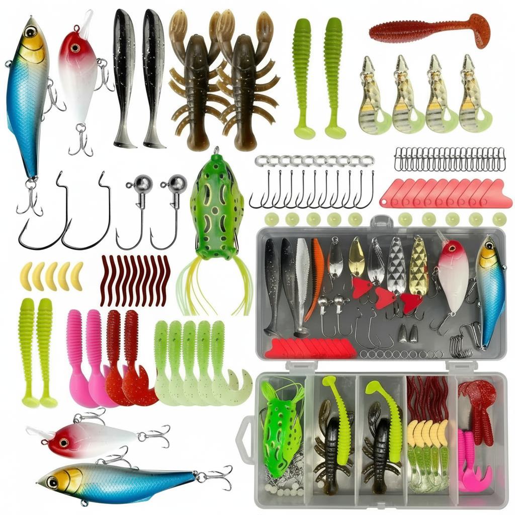 133Pcs Premium Fishing Lures T - Fishing Lure Jig ulasan dan harga