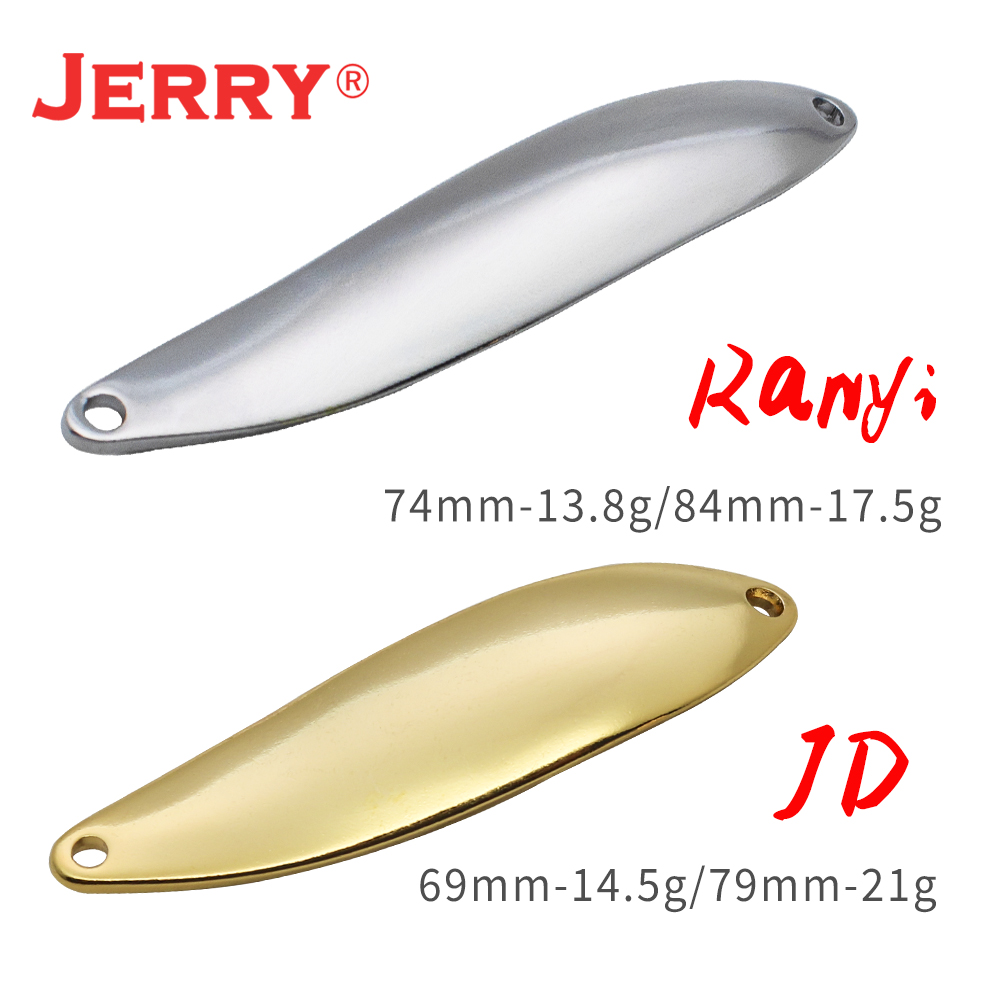 Jerry JD 14.5g 21g Unpainted S - Fishing Lure Spoon ulasan dan harga