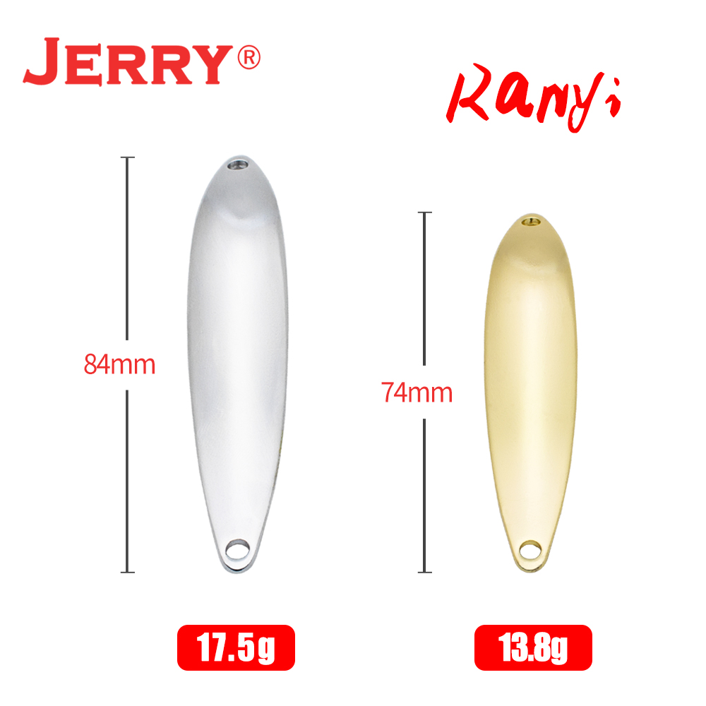 Jerry JD 14.5g 21g Unpainted S - Fishing Lure Spoon ulasan dan harga