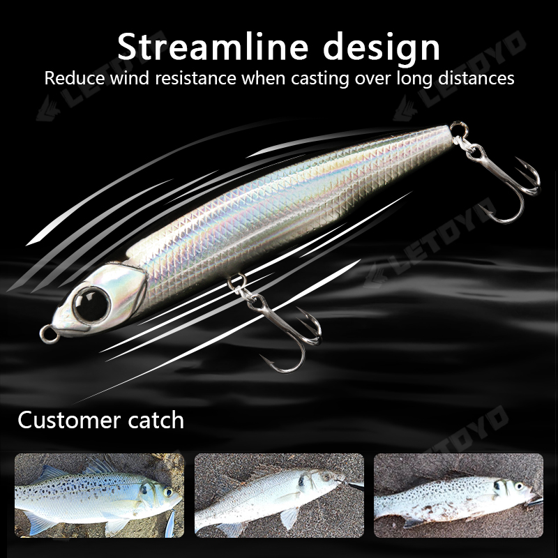 LETOYO Sinking Pencil 17g 12g- - Fishing Lure Topwater ulasan dan harga