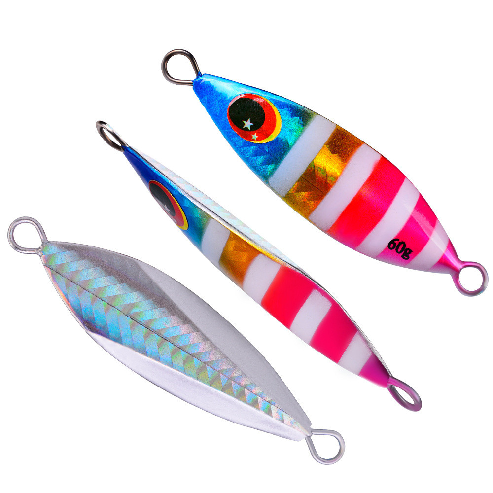 Metal Slow Jig Lure Hard Artif - Fishing Lure Buzzbait ulasan dan harga