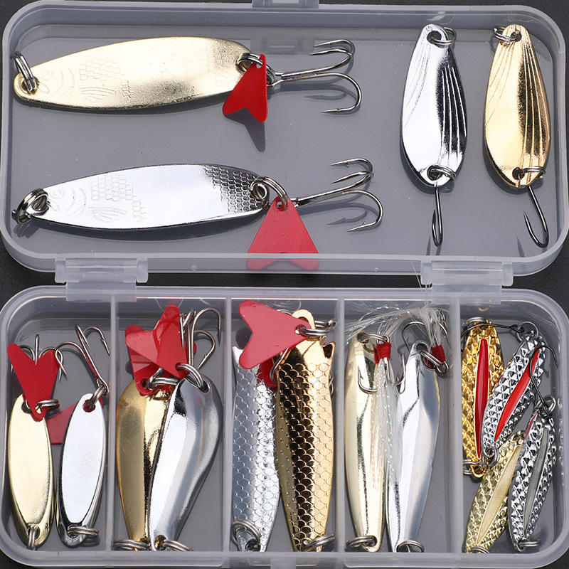 Fishing Lure Kit 16 Pcs Sets T - Fishing Lure Spoon ulasan dan harga