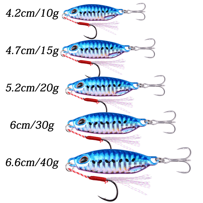 Jigs 10g 15g 20g 30g 40g Fishi - Fishing Lure Spinner ulasan dan harga