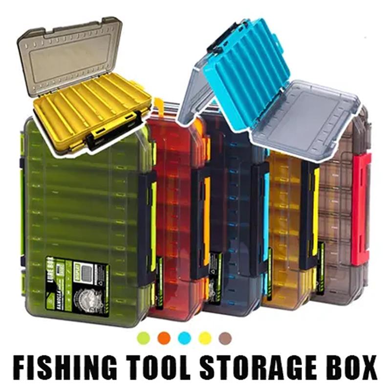 Double-Sided Compact Tackle Bo - Fishing Lure Box ulasan dan harga