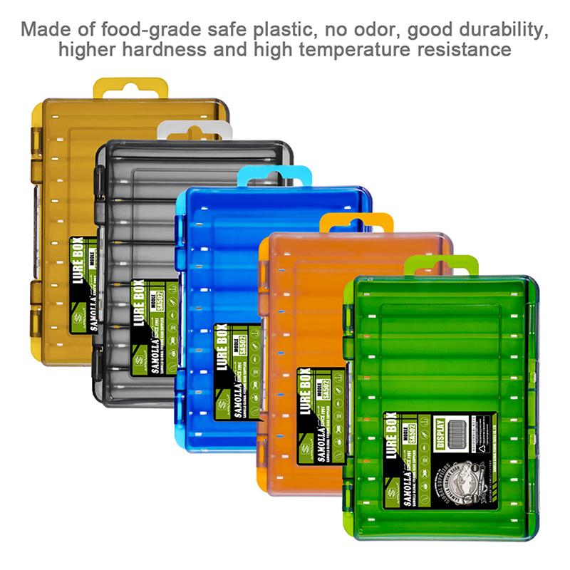 Double-Sided Compact Tackle Bo - Fishing Lure Box ulasan dan harga