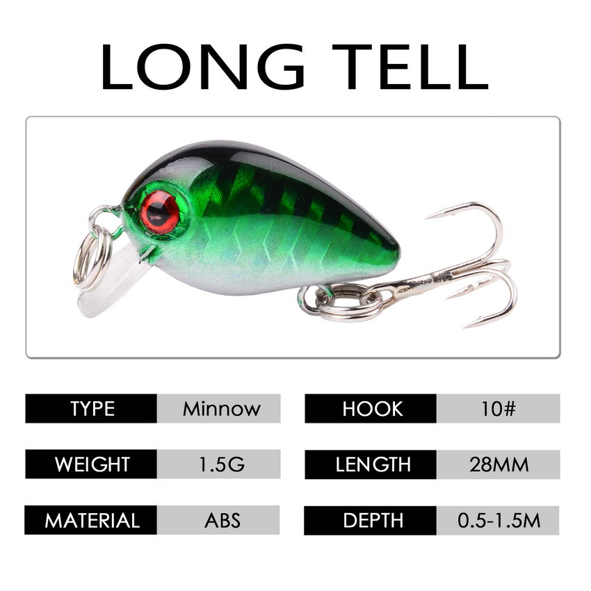30mm 2g Crazy wobbler Mini Top - Fishing Lure Topwater ulasan dan harga